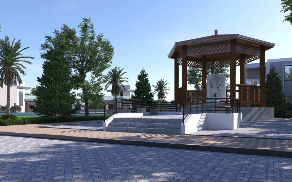 temple image of green hill city project by svk landmark